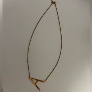 Gold A Necklace